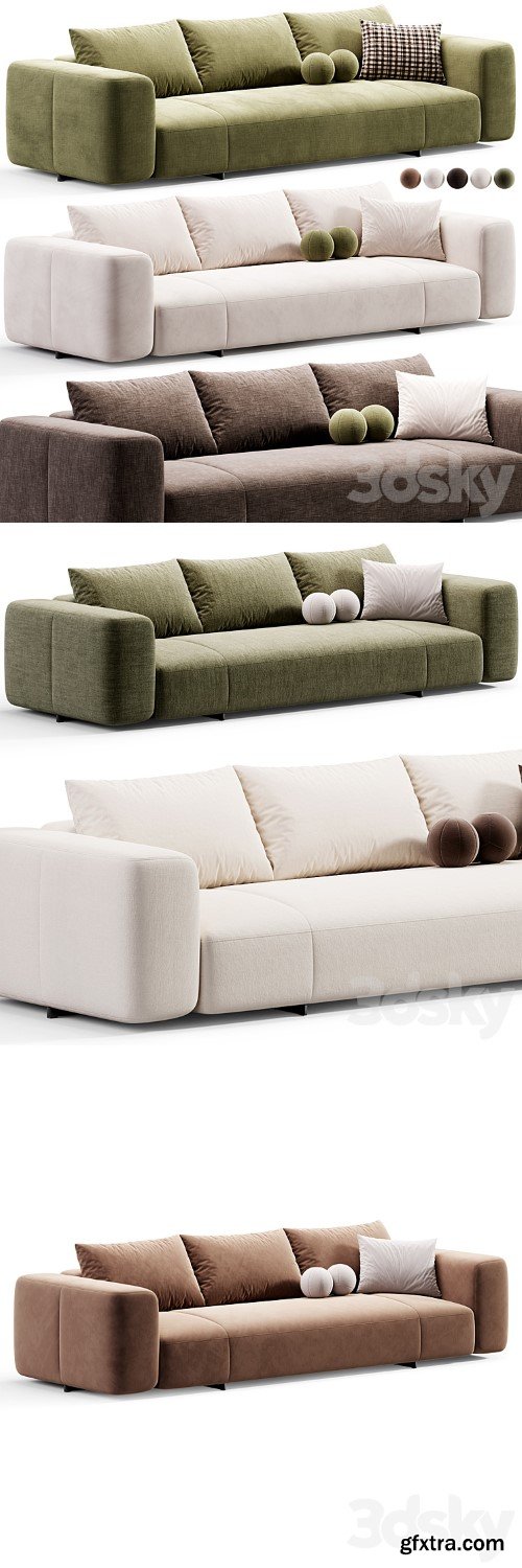 Yves sofa by minotti