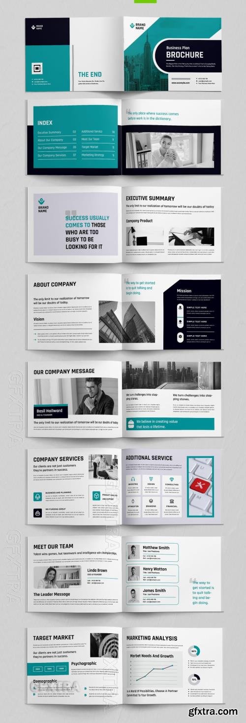 Business Plan Brochure Landscape 762060958