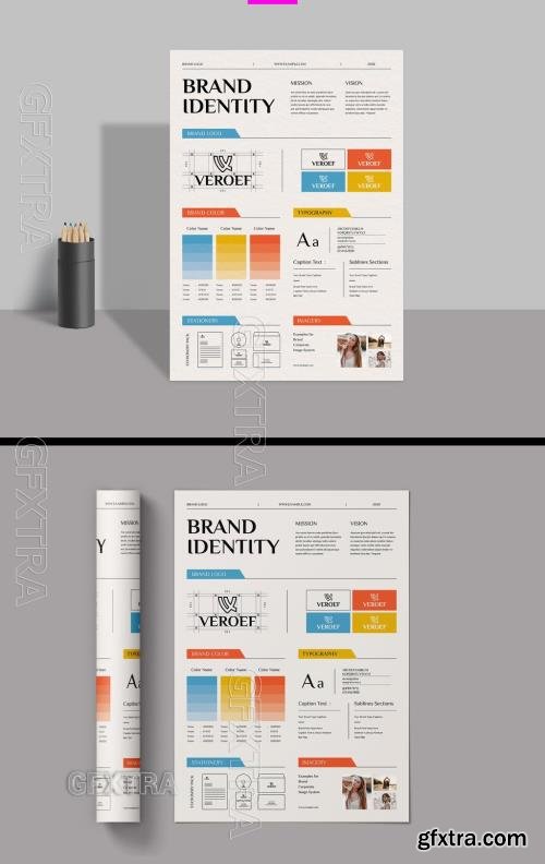 Brand Identity Poster Template 762060485