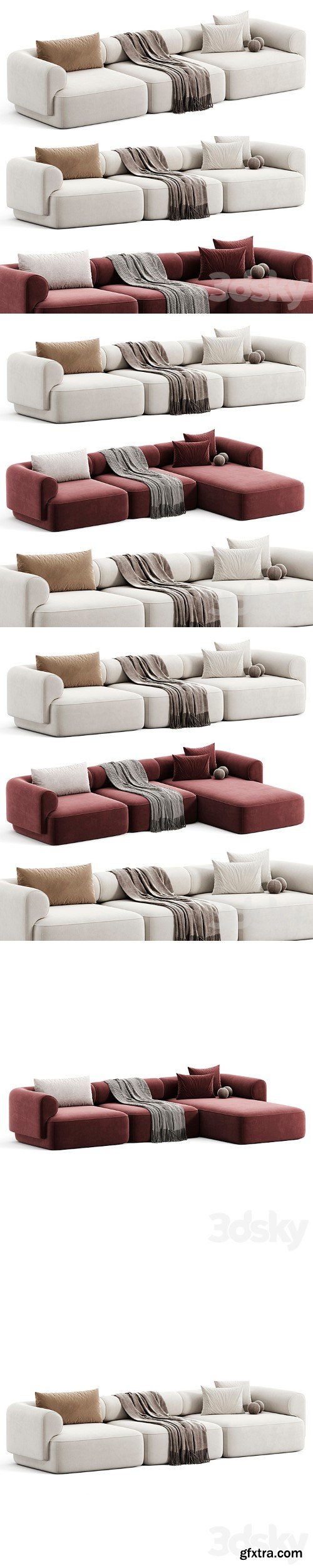 Melody sections sofa