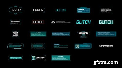 Videohive Glitch Titles 55877545