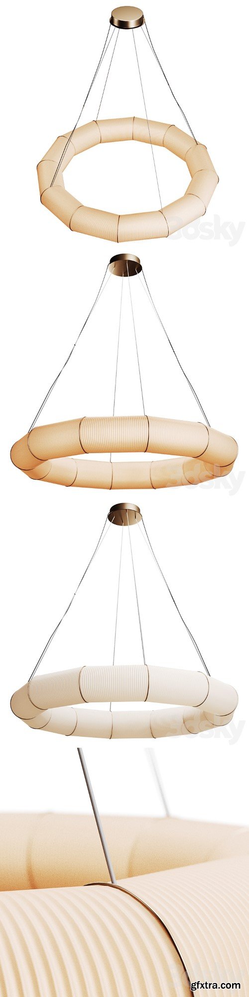 Tekio Circular P8 Pendant Lamp by Anthony Dickens