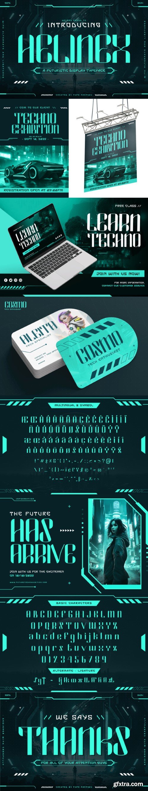 Helinex Font