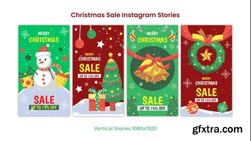 Videohive Merry Christmas Sale Instagram Stories 55899330