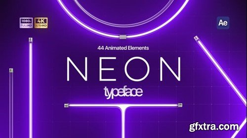 Videohive Neon Typeface 55903435