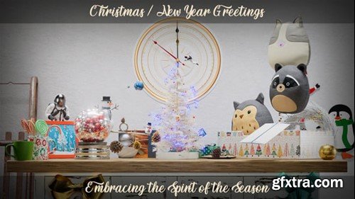 Videohive Christmas - New Year Greetings - Embracing the Spirit of the Season 49774051