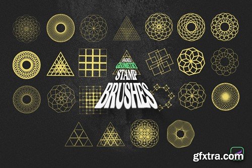 Sacred Geometry Procreate Stamp Brushes QH5PELJ