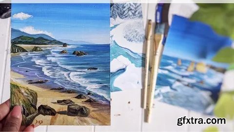 Acrylic Painting: How To Paint A Realistic Seascape