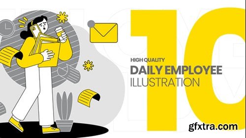 Videohive Employee Illustration Pack 55941862