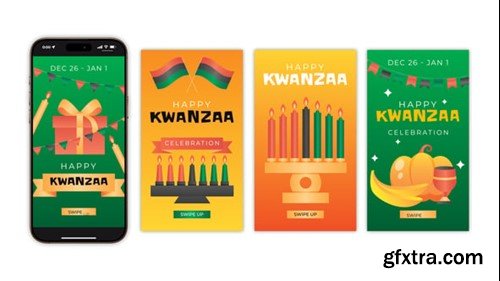 Videohive Happy Kwanzaa Instagram Stories 55941787