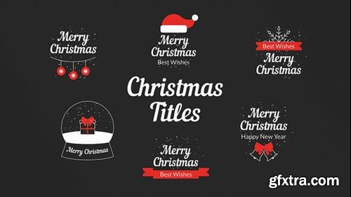 Videohive Christmas Titles 55903384