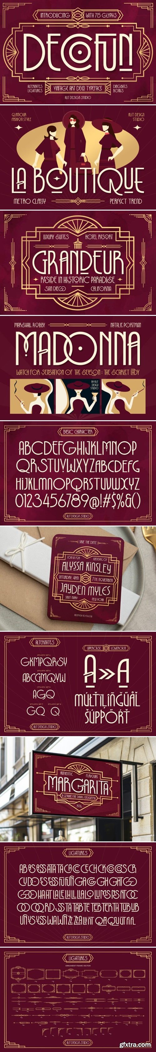 Decofun Typeface Font