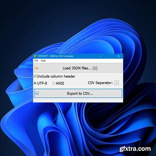 VovSoft JSON to CSV Converter 1.4