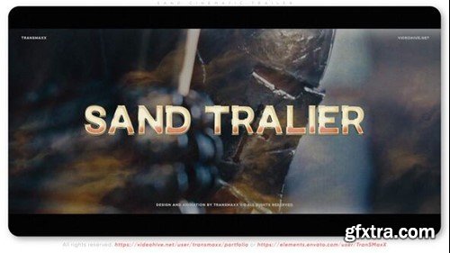 Videohive Sand Cinematic Trailer 55932714