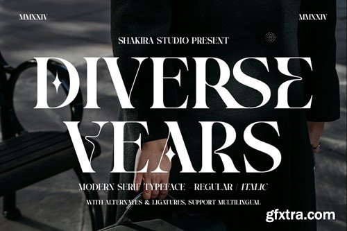 Diverse Vears - Modern Serif Font TV7PRB7