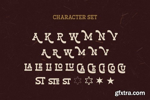 Tango Western Font TDUELJC