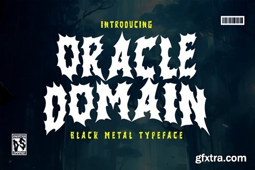 Oracle Domain Metal Horror Graffiti Y2k Font ZWV4UUJ