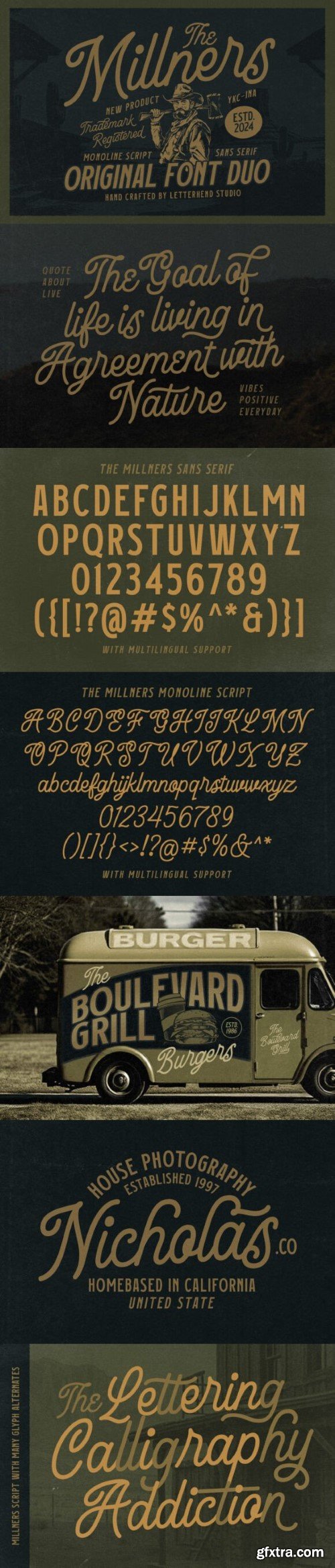 The Millners Font