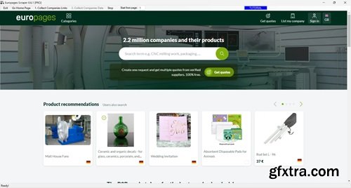 EuroPages Scraper Pro 8.6.1