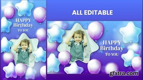 Videohive Birthday Slideshow 55946529