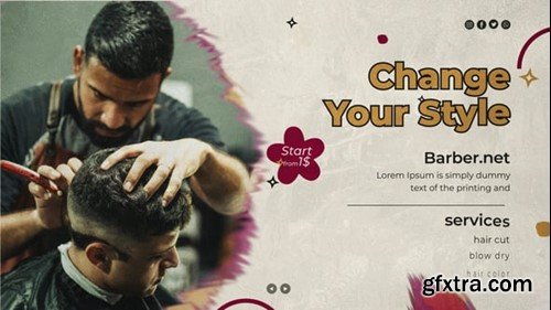 Videohive Barber Shop Promo 55946012