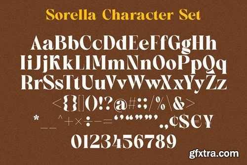 Sorella - Bold serif font UD5PXYG