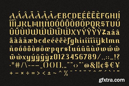 Esviga - Blackletter Font 7DZ3HHR