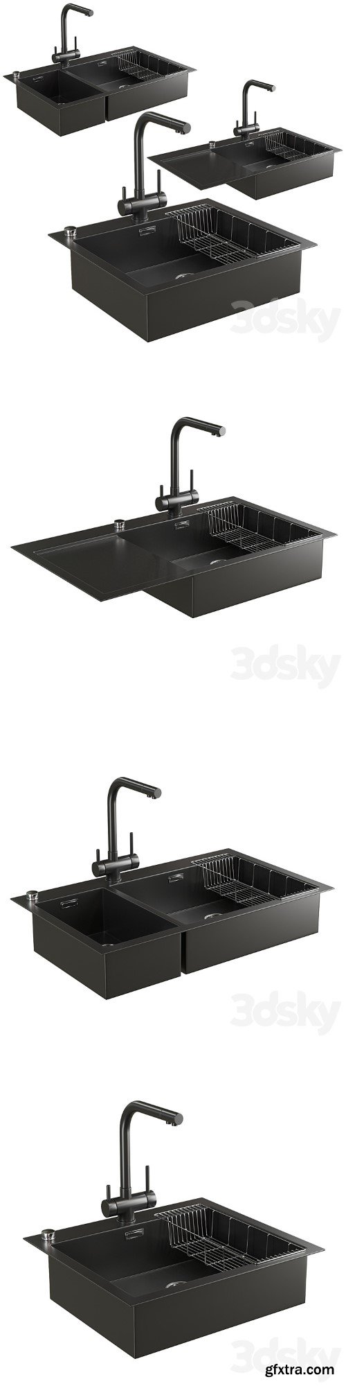 Sink with mixer