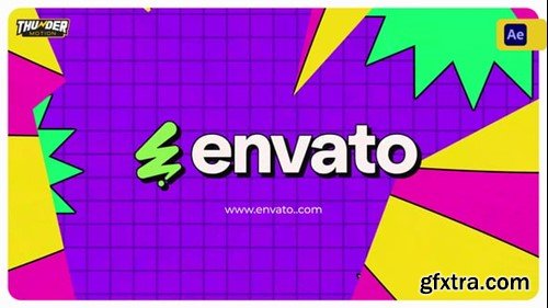 Videohive Comical Burst Logo Reveal 55879631