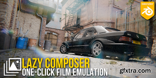 Blender Market - Lazy Composer: One-Click Film Emulation Addon v1.0