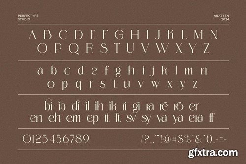 Gratten Elegant Serif Font K4KLXPD