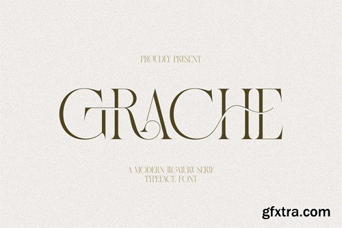 Grache Modern Serif Typeface QYUDFGS