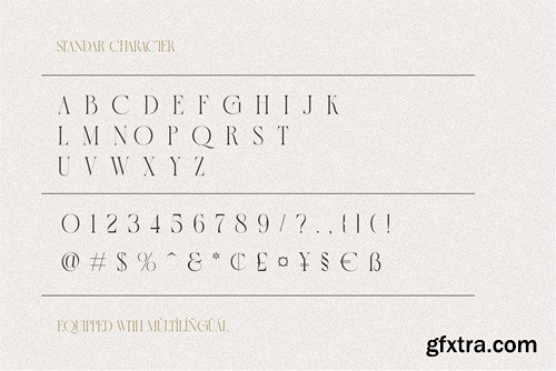 Grache Modern Serif Typeface QYUDFGS