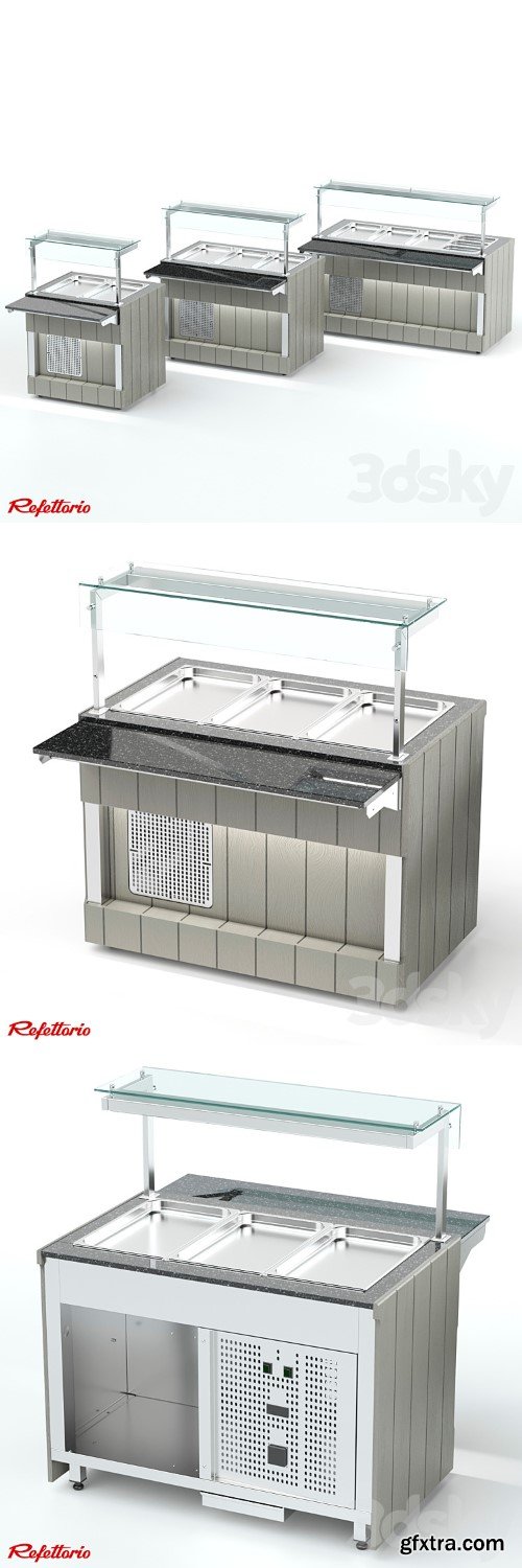 Refrigerated counter RC1 Capital (100)