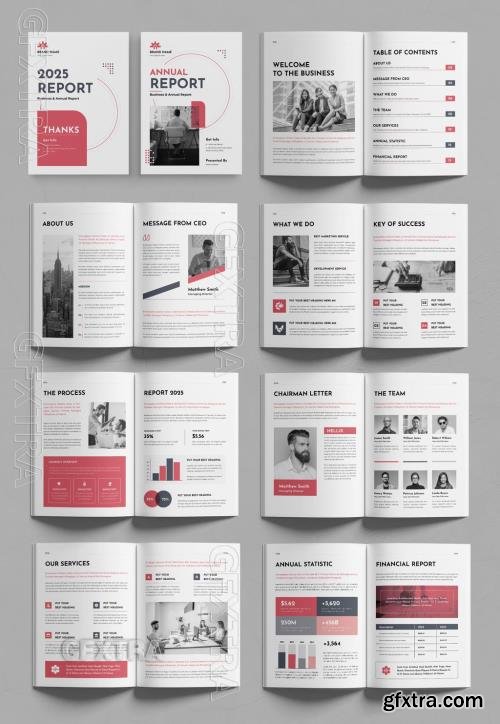 Annual Report Brochure Template 762606403