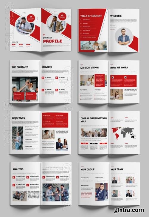 Company Profile Brochure Template 762606526