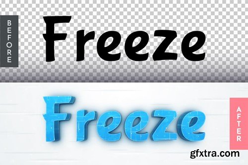 Freeze Editable Text Effect YLC2PJ8