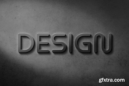 Silver Concrete Logo & Text Effect RC657V4