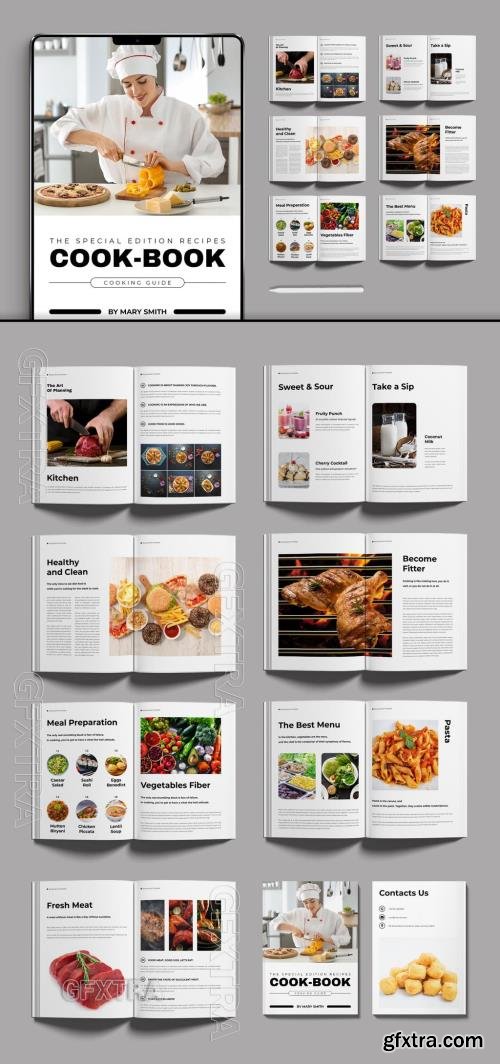 Cook Book Layout Template 762942439