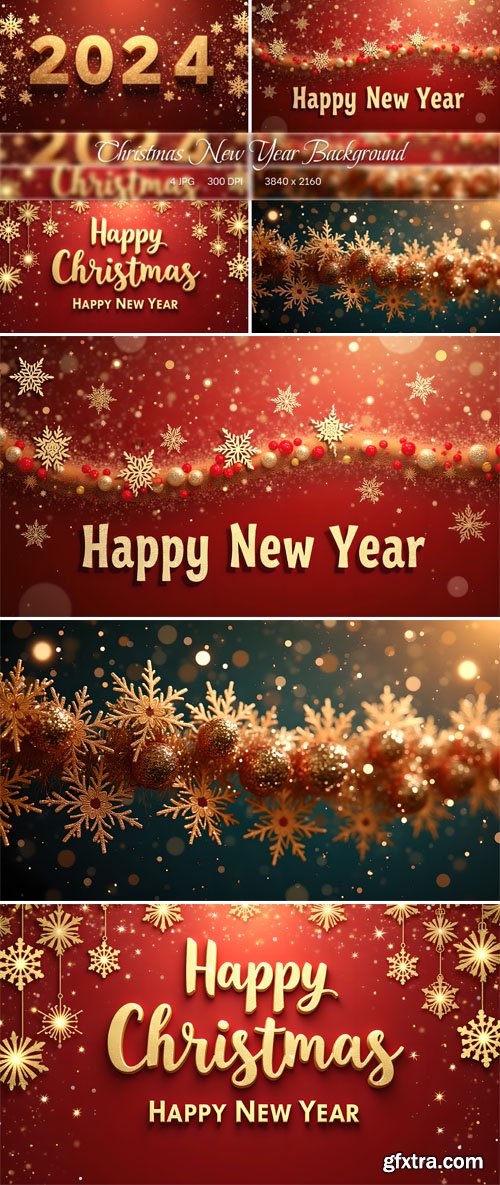 4 Happy New Year Backgrounds