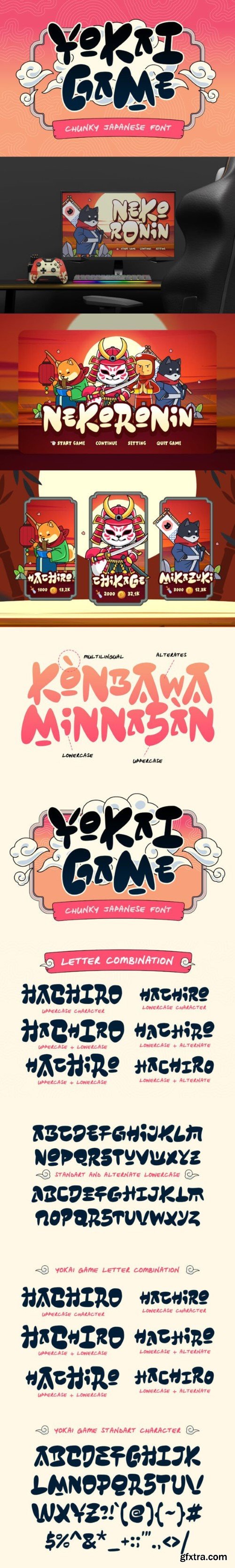 Yokai Game Font