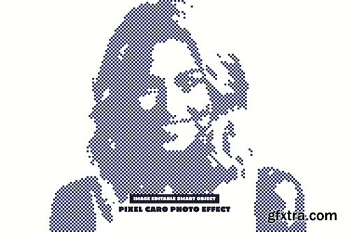 Pixel Caro Photo Effect 7E7433R