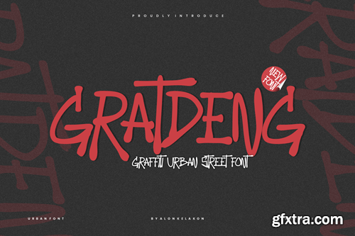 Gratdeng - Graffiti Urban Street Font LJ7QB6E