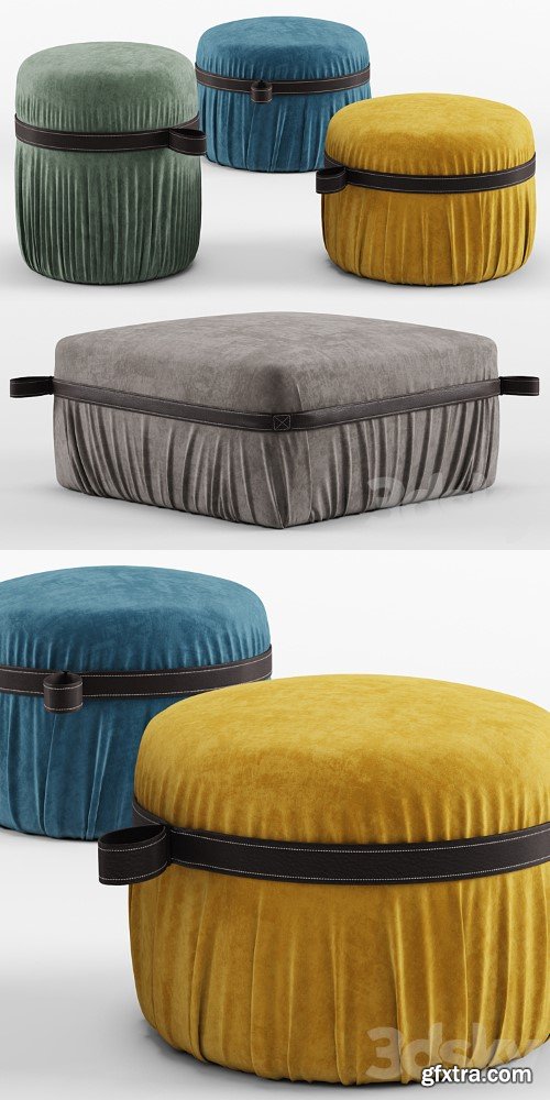 Herm poufs - Potocco