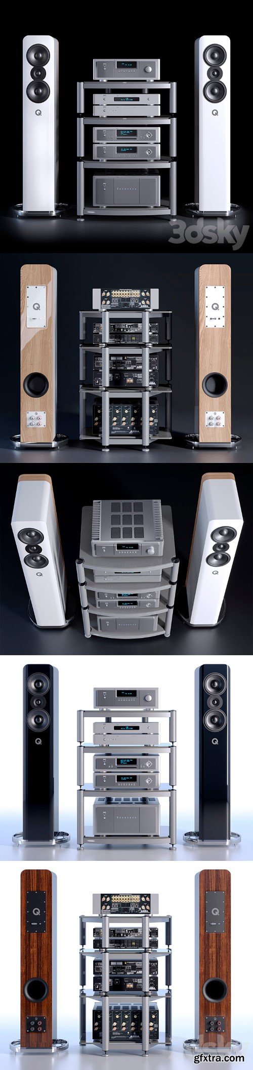 Hi-fi kit NAD and Q acoustics