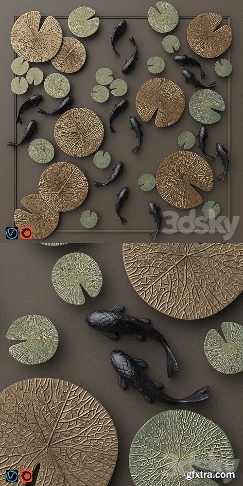 NAGA wall decor set 1