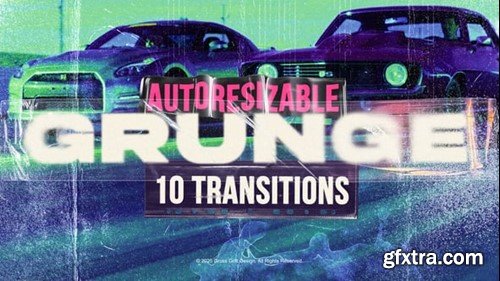 Videohive Grunge Transitions 55972661