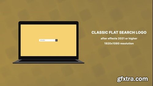 Videohive After Effects Classic Flat Search Logo 60fps 55973256