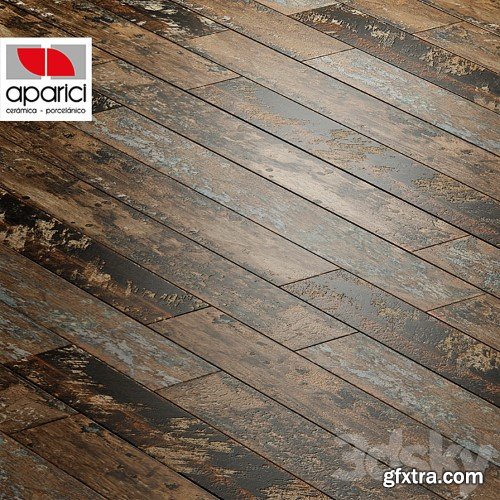 Porcelain stoneware Aparici collection SONAR DARK NATURAL