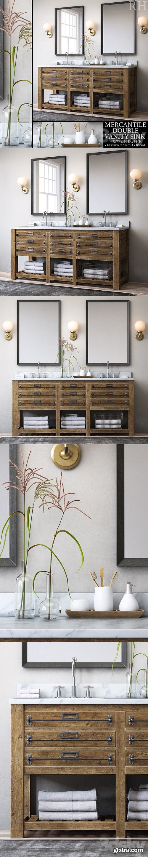 MERCANTILE DOUBLE VANITY SINK